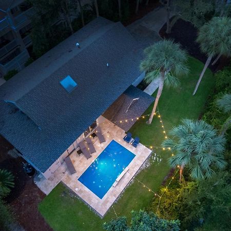 Luxury Beach House - 2Min Walk To Beach - Private Pool - Group & Dog Friendly Хилтон-Хед-Айленд Экстерьер фото
